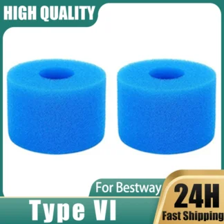 Cartucho de espuma de esponja lavable para filtro de piscina tipo VI, repuesto de filtro de esponja para piscina y Spa