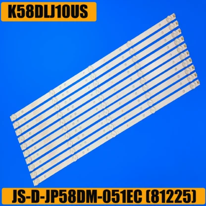 Tira de luces LED de retroiluminación, accesorio para E58DM1200 CELED58419B7 TVLED584K01 K58DLJ10US K58DLJ10VS JS-D-JP58DM-051EC(81225) E58DM1000/3030-5S1P