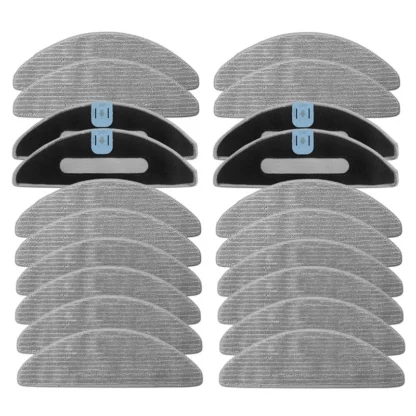 Almohadillas de fregona para Irobot Roomba Combo I5, I5 +, J5, J5 + piezas de repuesto para Robot aspirador, paño de fregado reutilizable lavable de microfibra, 20 piezas
