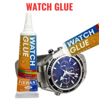 FIXWANT pegamento de reparación de pantalla de vidrio transparente, resistente al agua, suave, pequeño espacio, incrustaciones de joyería DIY, pegamento especial para reloj, 15ml