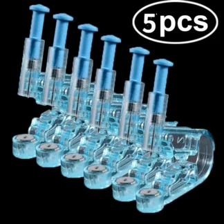 5 uds desechables oído pistolas para Piercing indoloro estéril perforar oreja perforador Máquina Herramienta para pendientes espárragos oído Piercing Kit de pistola de