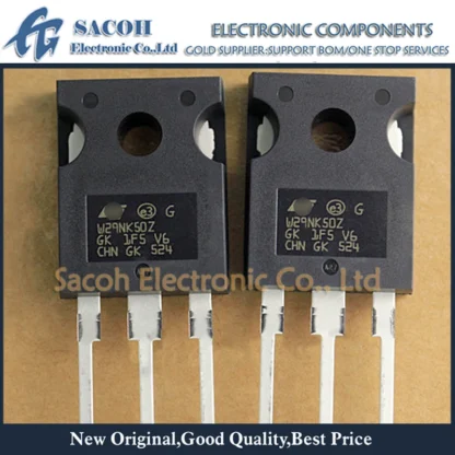 MOSFET protegido con Zener, dispositivo Original renovado, STW29NK50Z W29NK50Z o STW28NK60Z W28NK60Z TO-247 500V 31A, 5 unidades por lote