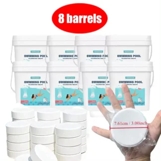 Tabletas de cloro estabilizadas para piscinas, 3 pulgadas, 40LB