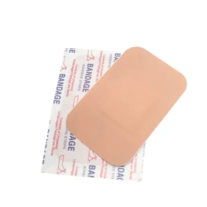 Parche grande de PE para la piel, banda resistente al agua, Forma cuadrada, banda de yeso adhesivo, ayuda para vendaje de heridas, vendajes adhesivos, 50 unids/set