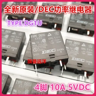 Tipo DG1U 5VDC 10A 5V DC5V 1, lote de 10 unidades