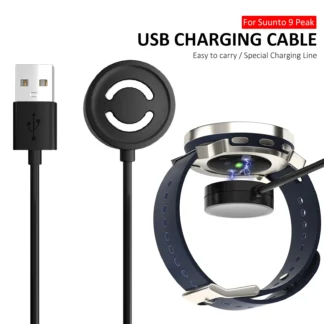 Estación de carga USB 9, Cable de carga, cargador de corriente para Suunto9, adaptador de Cable magnético