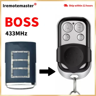 Mando a distancia Boss para puerta de garaje, repuesto para BHT3/BHT-3/HT3/BOSS6, 433MHz, BOL4/BOL6/OL4