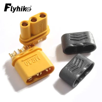 Conector macho hembra AMASS MR30 con funda para batería Lipo RC, multicóptero, avión, 5 / 10 / 50 pares