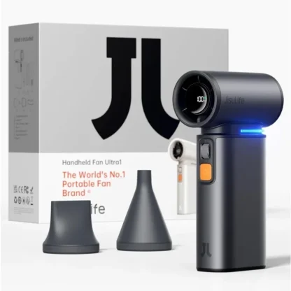 Ventilador Turbo portátil de mano, miniventilador Personal ajustable de 100 velocidades, 9000mAh, recargable por USB, funciona con batería