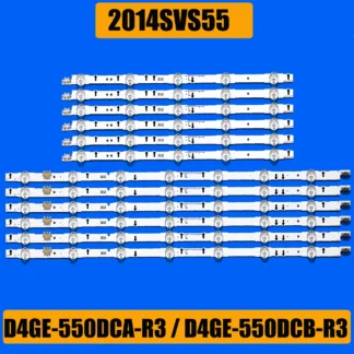 Tira de luces LED de retroiluminación, accesorio para 2014SVS55 UA55J5088 UE55H5500 UE55H6200 UE55H6350 UE55H6400 UE55H6500 D4GE-550DCA-R3, D4GE-550DCB-R3