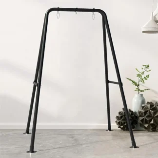 Soporte de silla colgante de alta resistencia, juegos de columpio de Metal con Marco A para Patio trasero, soporte de hamaca para balcón, Patio, terraza