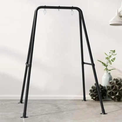 Soporte de silla colgante de alta resistencia, juegos de columpio de Metal con Marco A para Patio trasero, soporte de hamaca para balcón, Patio, terraza