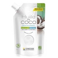 Aceite de coco desodorizado bio 1 L de aceite - Comptoirs & Compagnies