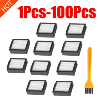 Filtros Hepa de repuesto para aspiradora Roomba i7 + E5 E6, kit de accesorios de filtro Hepa, 1 piezas-100 piezas, Compatible con i7 iRobot Roomba i7 +