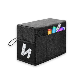 Bolsa de almacenamiento de herramientas de costura, cubierta antipolvo para máquina de coser doméstica, envoltura completa