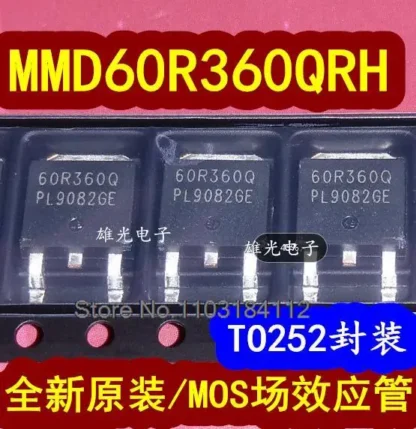 MMD60R360QRH 60R360Q TO252MOS, lote de 20 unidades