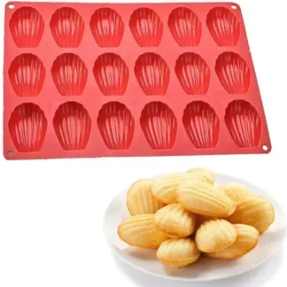 Mini molde de silicona de grado alimenticio Madeleine para pasteles, molde para galletas, molde para hornear de concha DIY, accesorios para hornear de cocina