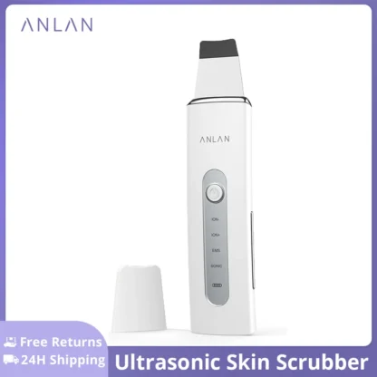 ANLAN-Depurador ultrasónico de piel, limpieza Facial profunda, pala de cavitación y exfoliación, recargable