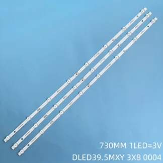Tira de luces LED de iluminación trasera, accesorio para TD Systems K40DLM7F k40dlm8fs DLED39.5MXY 3X8 735 M2-395 40d5ft2c V400HJ6-PE1 (NR SIA36), 0004mm, 8 lámparas