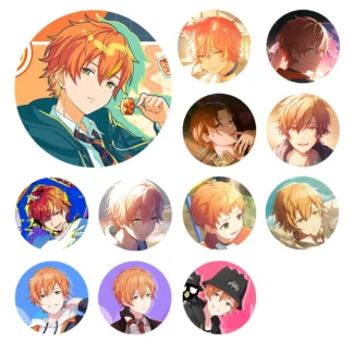 Project SEKAI Anime Shinonome Akito Vivid BAD SQUAD Vol.2, 50mm, insignia de Metal, broche, alfileres