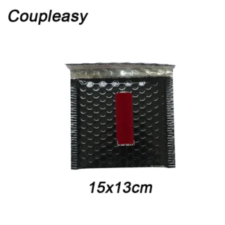 Sobres de burbujas de tamaño pequeño, 12x8cm/15x13cm/15x19cm, bolsa de embalaje impermeable, acolchada, 5 unids/lote