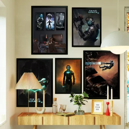 Impresiones de póster del espacio muerto, arte de pared, pintura en lienzo, póster para sala de estar familiar moderna, decoración del hogar