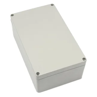 Caja de proyecto de plástico impermeable gris-blanco 200*120*75MM