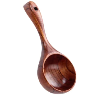 Cuchara de agua multifuncional para el hogar, contenedor de madera para Spa, accesorio para el hogar, cucharas de riego para niños