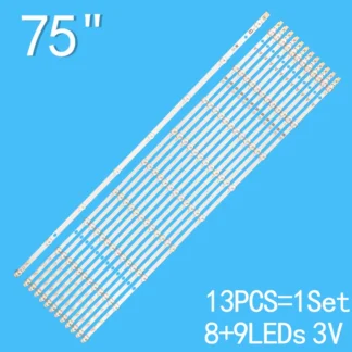 Tira de luces Led de retroiluminación, accesorio para televisor de 75 ", 75UHDLEDALEXAV1 75U6763DB 75U6863DB 75HL16T64U JL.D75042330-078CS JL.D75091330-178AS-M