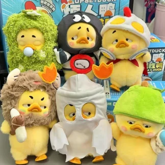 Caja ciega de felpa Upsetduck V3, figura de acción misteriosa de vinilo, muñeco de Anime, regalo para niños