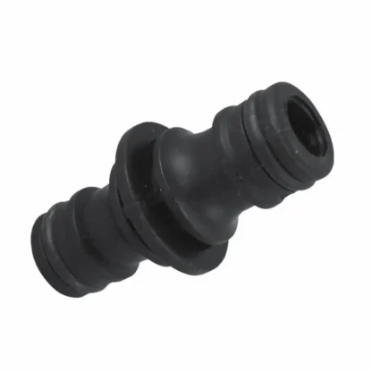Conector de manguera negro verde 1 2 conexiones de manguera 2 vías 50*26*26mm acoplador negro conector de manguera macho de jardín unión