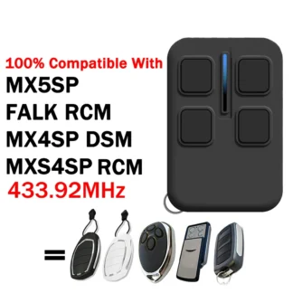 MOTORLINE Cochera mando Control remoto FALK RCM MX4SP 433.92MHz Puerta Control remoto