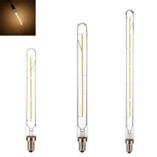 Bombilla LED T20 3W 4w 6w iluminación de tubos de Navidad lámparas interiores de aleación de tungsteno domésticas decoración de vida electrodomésticos retro
