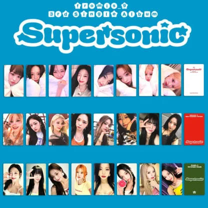 Idol Girl Fromis 9-tarjetas fotográficas supersónicas Lomo, tarjetas fotográficas impresas en HD, tarjetas postales de alta calidad, regalos para fanáticos, nueva serie, 8 piezas por juego