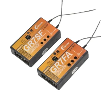 Receptor SBUS Corona GR7SF S-FHSS 7CH con giroscopio 3X, Compatible con Futaba transmisor para Avión RC, Drones de ala fija