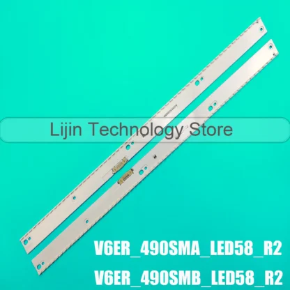 Tira de luces LED, accesorio para UE49MU6642U UE49MU6645U UE49MU6649U UE49MU6650S UE49MU6652U UE49MU6670S UE49MU6670U UE49MU6672U, 1/5/10 set