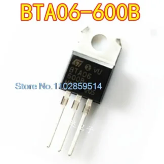 Lote de 20 unidades de BTA06-600B a-220, 6A, 600V