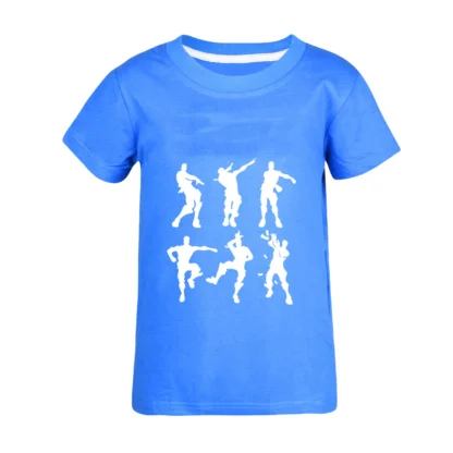 Camiseta de baile Dabbing para niños y niñas, ropa gráfica, camisetas de manga corta, Tops de moda de verano, 2024