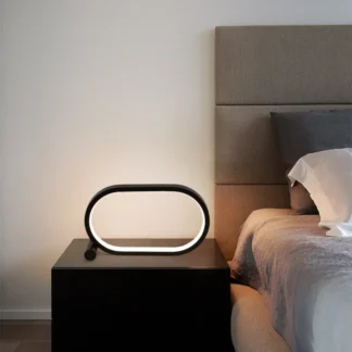 Lámpara de mesa LED RGB, luz de lectura USB, lámpara de escritorio LED colorida, 3 colores, luz de estudio regulable, lámpara de mesita de noche para dormitorio, decoración interior