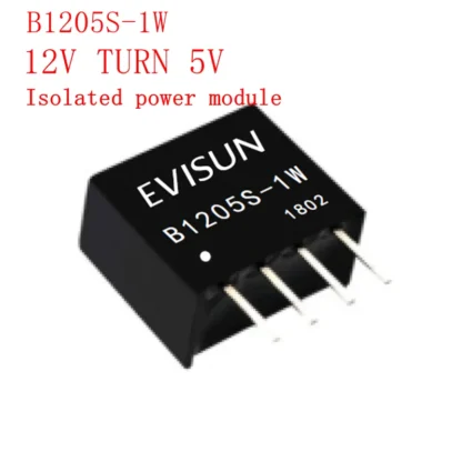 B1205S-1W B1205S 1W DIP-4 12V a 5V, módulo de potencia DC-DC aislado, 1 unids/lote