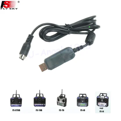 Cable de datos de descarga de actualización de Firmware para transmisor Flysky fly sky FS I6 FS-I6 RC