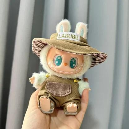 Ropa de peluche para muñecas, mono de babero, pantalones, accesorios, ropa de fiesta, ropa de Navidad, ropa linda, Mini, Idol, Labubu II