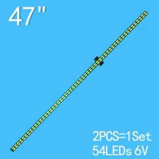 Tira de luces Led de iluminación trasera, accesorio para televisor LG de 47 ", 6922L-0021A 6916L-0823A 6916L-0824A 47LM6700-CE LG47LM761S 47E800A 47LA660S 47LA690S, 2 piezas