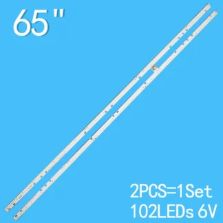 Tira de luces LED de iluminación trasera, accesorio para 65UH950V piezas 65 "V16 AS2 2469 2470 REV04 2 R LC650EQF-YJF1 6916L-2469A 6916L-2470A, 2 L-TYPE