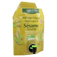 Aceite de sésamo virgen de comercio justo orgánico 1,5 L de aceite - Emile Noël