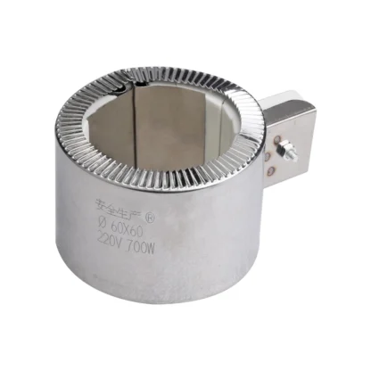 Calentador de banda cerámica de acero inoxidable para máquina de moldeo por inyección, resistencia de temperatura de 800 grados