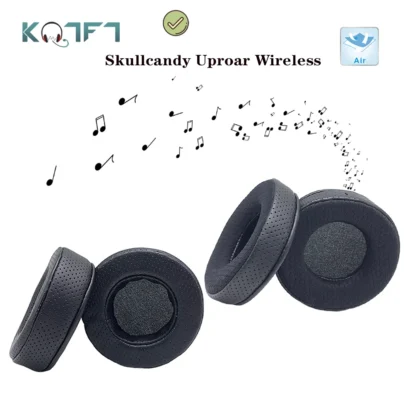 KQTFT-almohadillas de repuesto transpirables para auriculares, piezas de auriculares inalámbricos, cubierta de orejera, Copas de cojín