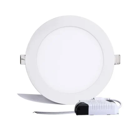 Panel Led ultradelgado para iluminación interior, foco empotrable de techo redondo, lámpara de piezas, 1 AC85-265V, 6w, 9w, 12w, 15w, 25w