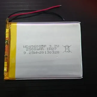 Batería de polímero de litio de 3,7 V, 456085P, 2500mah, batería de litio recargable para tableta, célula de iones de litio recargable