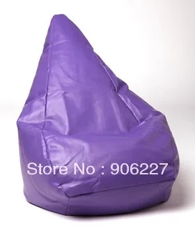 Silla PUF púrpura impermeable, sillón reclinable perezoso, asiento de sofá, bolsa de frijol para exteriores, envío gratis